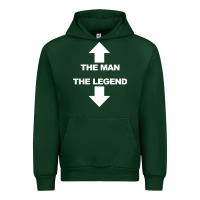 Forest Green the man the legend funny adult humor Urban Hoodie - artisFamous