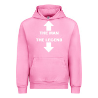 Fuchsia Pink the man the legend funny adult humor Urban Hoodie - artisFamous