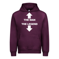 Mauve Wine the man the legend funny adult humor Urban Hoodie - artisFamous