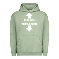 Pigment Oil Green the man the legend funny adult humor Urban Hoodie - artisFamous