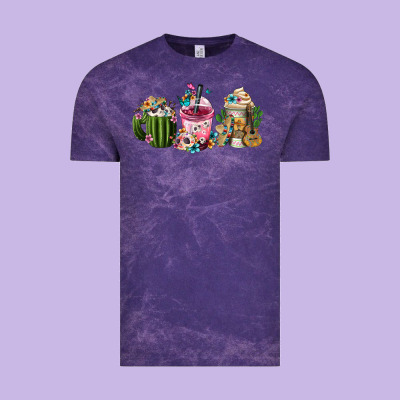 Mexican Day Of The Dead Coffee Cups Vintage Tee Designed By Fadigitalartstudio