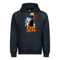 Navy bark at the moon Urban Hoodie - artisFamous