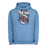 Pigment Pebble Blue asking alexandria flag Urban Hoodie - artisFamous
