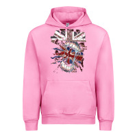 Fuchsia Pink asking alexandria flag Urban Hoodie - artisFamous
