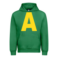 Emerald letter a chipmunk christmas Urban Hoodie - artisFamous