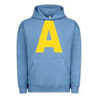 Pigment Pebble Blue letter a chipmunk christmas Urban Hoodie - artisFamous