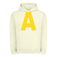 Pigment Pistachio letter a chipmunk christmas Urban Hoodie - artisFamous