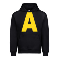 Black letter a chipmunk christmas Urban Hoodie - artisFamous