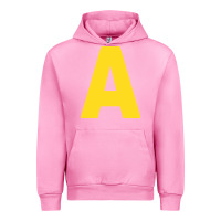 Fuchsia Pink letter a chipmunk christmas Urban Hoodie - artisFamous