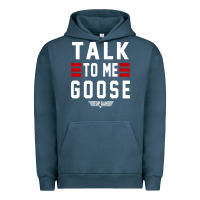 Pigment Midnight Navy top gun talk to me goose distressed Urban Hoodie - artisFamous