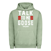 Pigment Oil Green top gun talk to me goose distressed Urban Hoodie - artisFamous