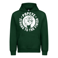 Forest Green strong to the finish Urban Hoodie - artisFamous