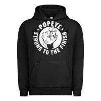 Pigment Black strong to the finish Urban Hoodie - artisFamous