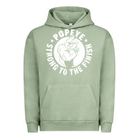 Pigment Oil Green strong to the finish Urban Hoodie - artisFamous