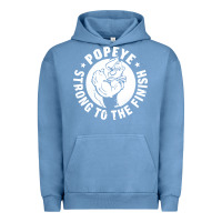 Pigment Pebble Blue strong to the finish Urban Hoodie - artisFamous