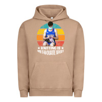 Pigment Burro tom daley knitting is my favourite sport  3 Urban Hoodie - artisFamous