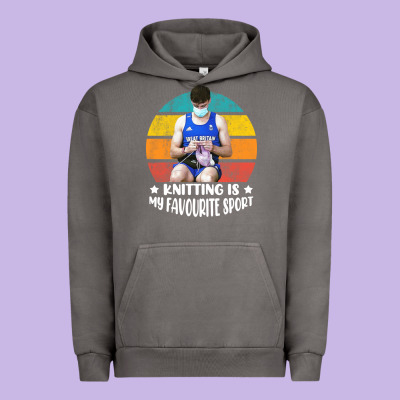 Tom Daley Knitting Is My Favourite Sport  3 Urban Hoodie Designed By Artisfamous