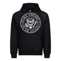 Black funny make america punk again vintage rock seal Urban Hoodie - artisFamous