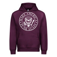 Mauve Wine funny make america punk again vintage rock seal Urban Hoodie - artisFamous