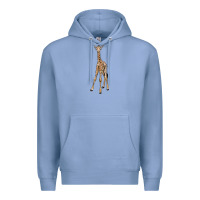 Colony Blue baby giraffe Premium Hoodie - LillyAllenDesigns