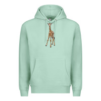Seafoam baby giraffe Premium Hoodie - LillyAllenDesigns