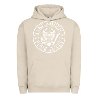 Pigment French Oak funny make america punk again vintage rock seal Urban Hoodie - artisFamous