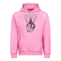 Fuchsia Pink arcade fire hand Urban Hoodie - artisFamous