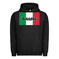 Pigment Black vespa motorcycle Urban Hoodie - artisFamous