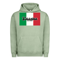 Pigment Oil Green vespa motorcycle Urban Hoodie - artisFamous