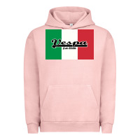 Pigment Salmon vespa motorcycle Urban Hoodie - artisFamous
