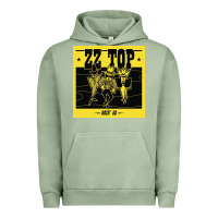 Pigment Oil Green zz top  goin  50 Urban Hoodie - artisFamous
