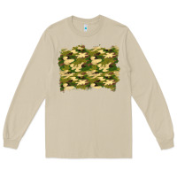 Mushroom camouflage background Long Sleeve Tee - BundleAndBundleShop