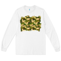 White camouflage background Long Sleeve Tee - BundleAndBundleShop