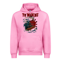 Fuchsia Pink fu manchu Urban Hoodie - artisFamous