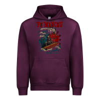 Mauve Wine fu manchu Urban Hoodie - artisFamous