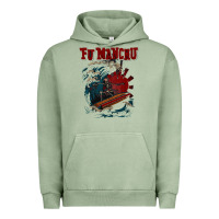 Pigment Oil Green fu manchu Urban Hoodie - artisFamous