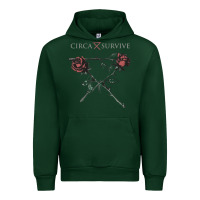 Forest Green Circa Survive Urban Hoodie - artisFamous
