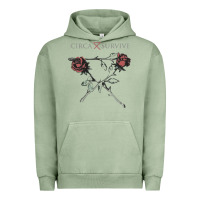 Pigment Oil Green Circa Survive Urban Hoodie - artisFamous