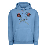 Pigment Pebble Blue Circa Survive Urban Hoodie - artisFamous
