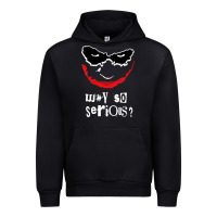 Black why so serious Urban Hoodie - artisFamous