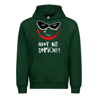 Forest Green why so serious Urban Hoodie - artisFamous