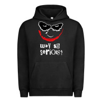 Pigment Black why so serious Urban Hoodie - artisFamous