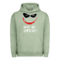 Pigment Oil Green why so serious Urban Hoodie - artisFamous
