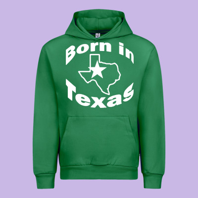 Born In Texas Urban Hoodie Designed By Artisfamous