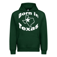 Forest Green born in texas Urban Hoodie - artisFamous