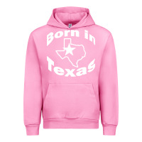 Fuchsia Pink born in texas Urban Hoodie - artisFamous