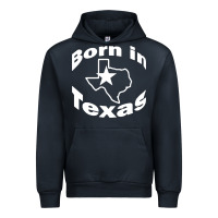 Navy born in texas Urban Hoodie - artisFamous