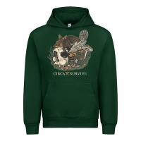 Forest Green Circa Survive Urban Hoodie - artisFamous