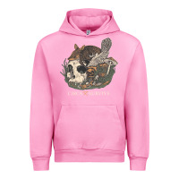 Fuchsia Pink Circa Survive Urban Hoodie - artisFamous