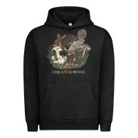 Pigment Black Circa Survive Urban Hoodie - artisFamous